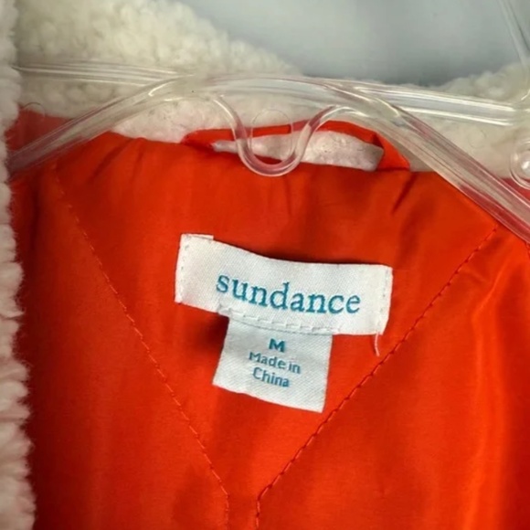 Sundance Plaid Days Hooded Coat Size Small Wool Blend Long Button Jacket EUC - Picture 6 of 6